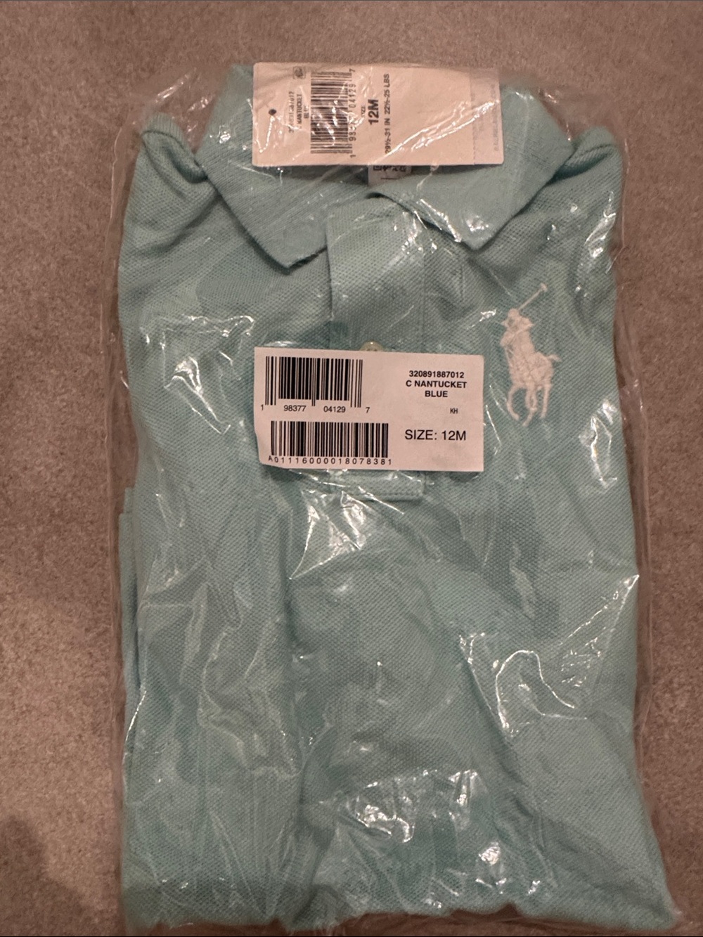 Polo by Ralph Lauren Baby Polo - Light Blue (Nantucket)